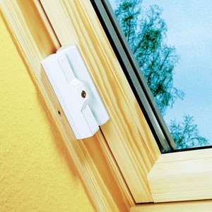 Montierte Dachfenster-Zusatzsicherung ABUS DF88